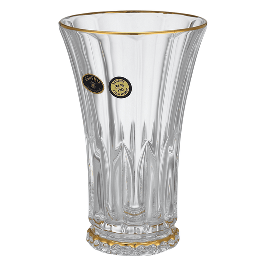Bohemia Crystal - Highball Glass Set 6 Pieces with Gold Rim - 280ml - 270006819