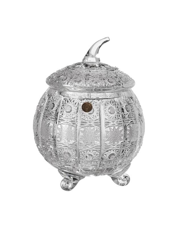 Bohemia Crystal - Round Crystal Box with Cover & 3 Bases - 270008097