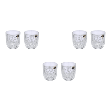 Bohemia Crystal - Tumbler Glass Set 6 Pieces - 320ml