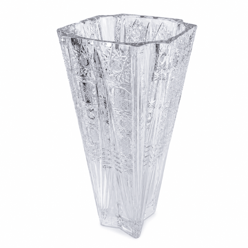 Bohemia Crystal - Hand Cut Metropolitan Vase - 30.5 cm - Clear