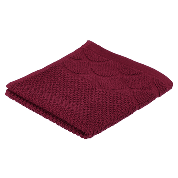 Senzo - Burgundy Hand Towel 30x30cm - 100% Egyptian Cotton