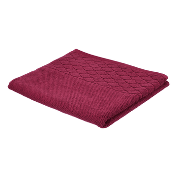 Senzo - Burgundy Bath Towel 150x90cm - 100% Egyptian Cotton