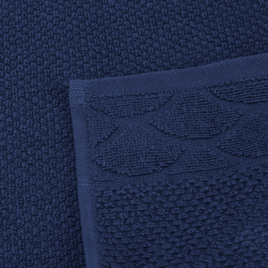 Senzo - Dark Blue Hand Towel 30x30cm - 100% Egyptian Cotton