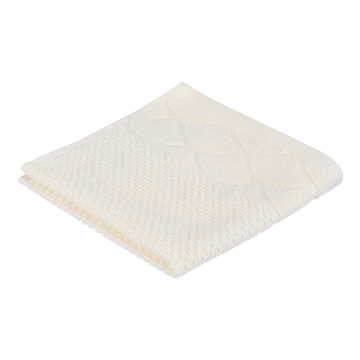 Senzo - Off White Hand Towel 30x30cm - 100% Egyptian Cotton