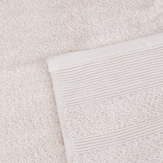 Senzo - Beige Face Towel 95x50cm - 100% Egyptian Cotton