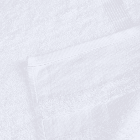 Senzo - White Bath Towel 70x140cm - 100% Egyptian Cotton