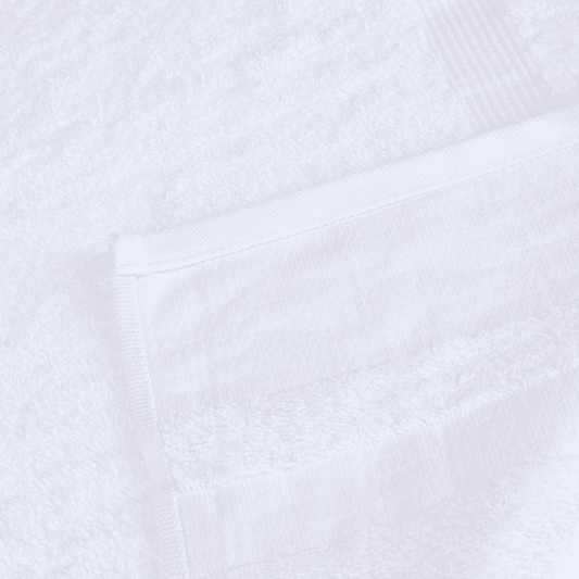 Senzo - Bath Towel Set 3 Pieces - White - 100% Egyptian Cotton