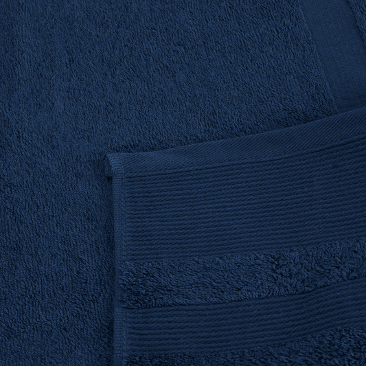 Senzo - Dark Blue Bath Towel 70x140cm - 100% Egyptian Cotton