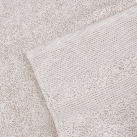 Senzo - Beige Bath Towel 70x140cm - 100% Egyptian Cotton