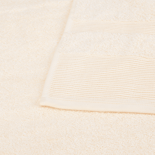 Senzo - Off White Bath Towel 160x90cm - 100% Egyptian Cotton