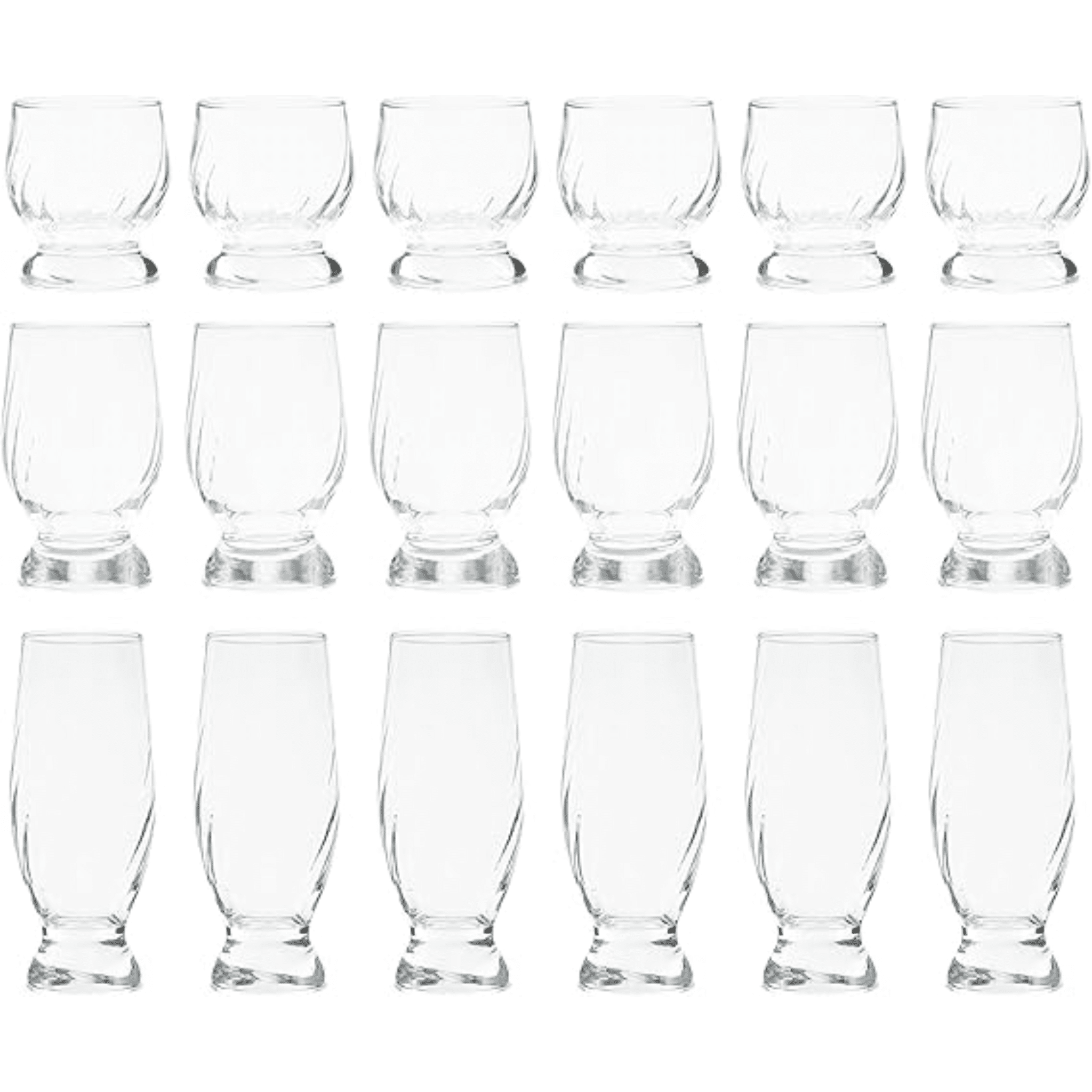 Pasabahce -Aquatic tumbler Sets GB 18 PCS
