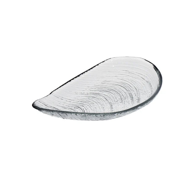 Ardacam - Auster Seaside Serving Platter - Clear - 22.5x12.5cm - Glass