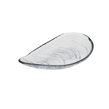Ardacam - Auster Seaside Serving Platter - Clear - 22.5x12.5cm - Glass