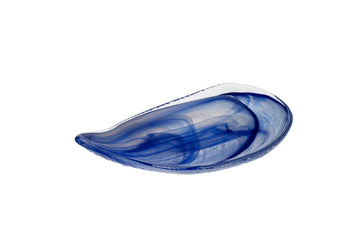 Ardacam - Auster Seaside Serving Plate - Blue & White - 22.5x12.5cm