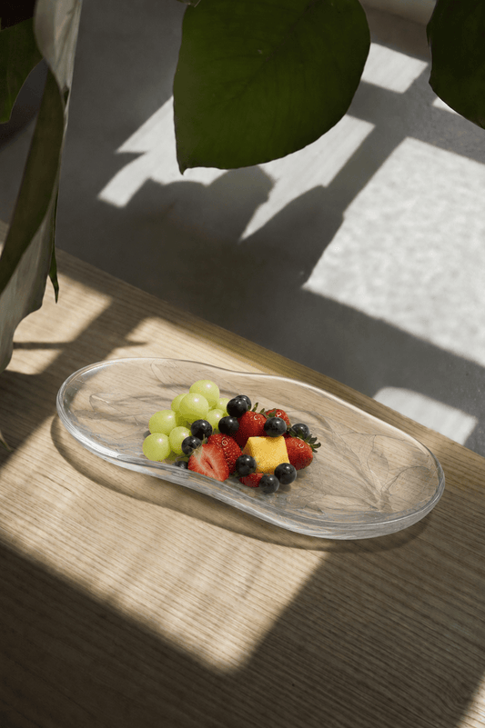 ArdaCam - Atlas Oval Serving Plate - 27.5*14.5 cm - white