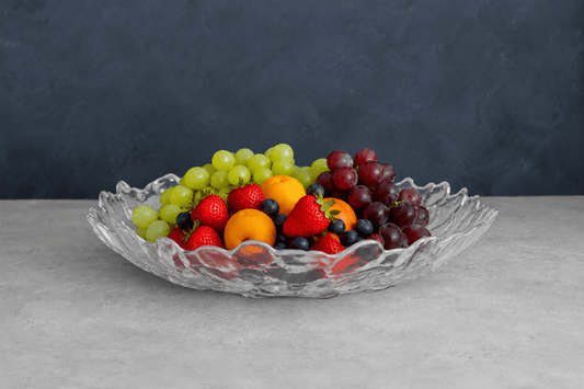 ArdaCam - Lava Round Serving Bowl - 40cm - Glass