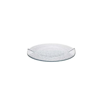 ArdaCam - Estonia Round Serving Platter - Clear - 36cm - Glass