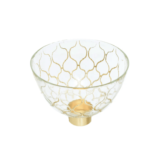 ArdaCam - Luna Footed Bowl - 25.5 cm - Gold