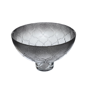 ArdaCam - Luna Footed Serving Bowl - 25.5 cm - Silver Fume