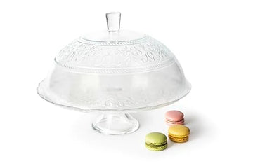 ArdaCam - Footed Cake Plate with Dome - 31cm