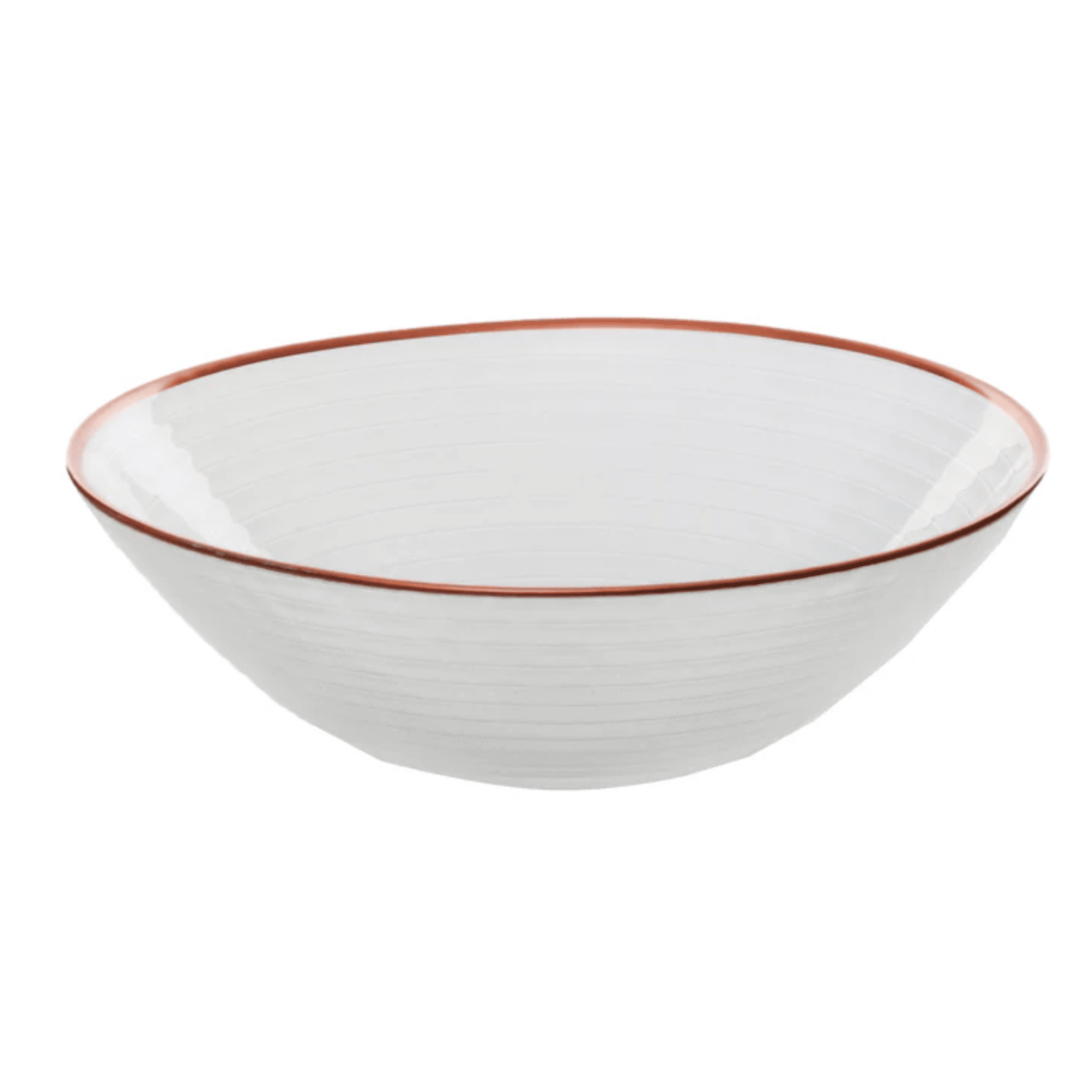 ArdaCam - Large Bowl With Bronze Rim - 26 x 8 cm