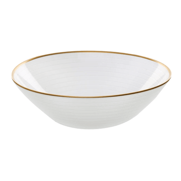 ArdaCam - Large Bowl With Gold Rim - 26 x 8 cm