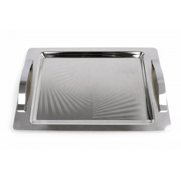 Gold and silver - Tray Set 2 Pcs - Silver