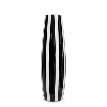 Caroline - Slim Vase - 51x13 cm - Black & White