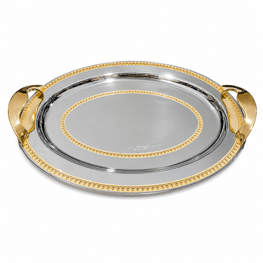 Elegant Gioiel - Patrizia Tray Set - Gold - Stainless Steel 18/10