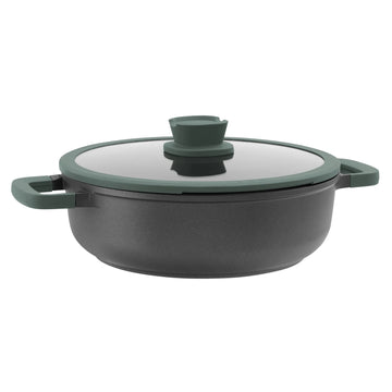 BergHOFF - Leo - Covered 2-handle sauté pan Forest - 28cm - Cast Aluminum