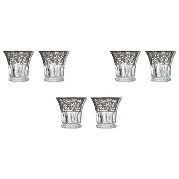 Bohemia Crystal - Tumbler Glass Set 6 Pieces - Silver - 310ml - 380003177