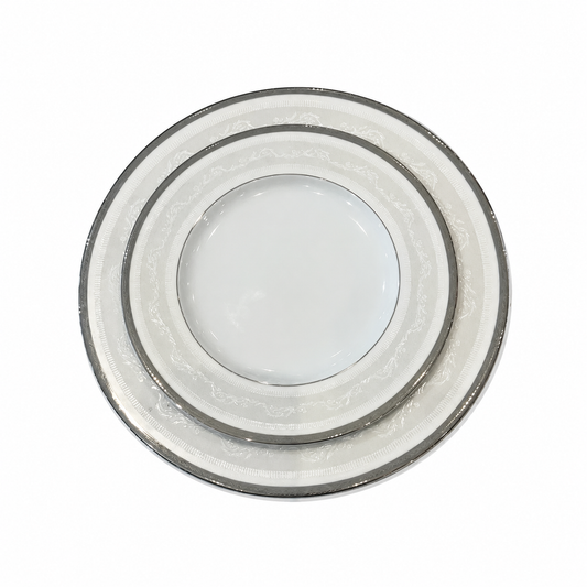 Elizabeth - Dinner Set 124 Pcs - Sliver
