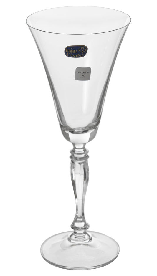 Bohemia Crystal - Goblet Glass Set 6 Pieces - 190ml - 3900010040