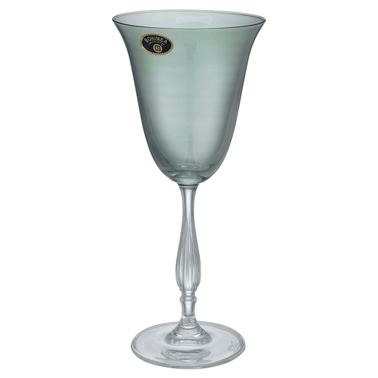 Bohemia Crystal - Goblet Glass Set 6 Pieces - Green - 185ml - 3900010069