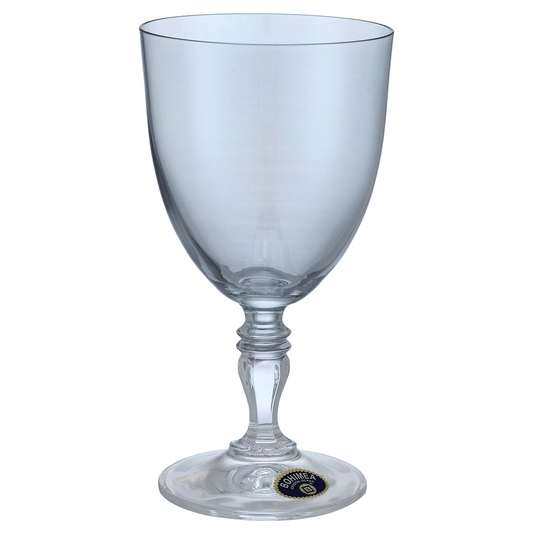 Bohemia Crystal - Goblet Glass Set 6 Pieces - Blue - 200ml - 3900010080
