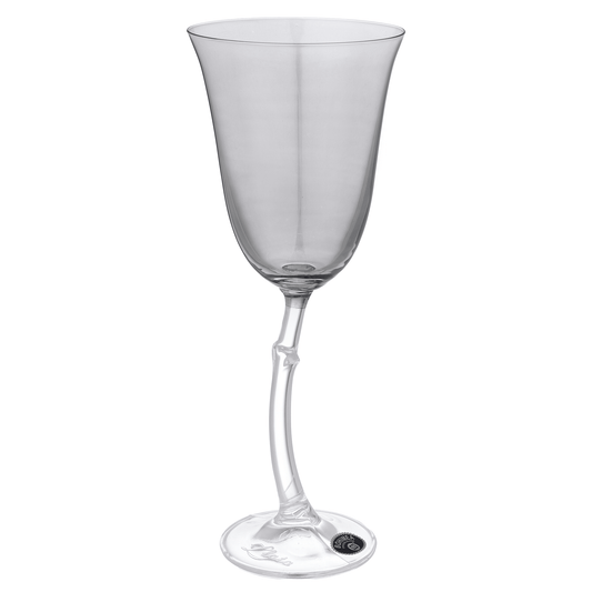 Bohemia Crystal - Goblet Glass Set 6 Pieces - Grey - 250ml - Crystal