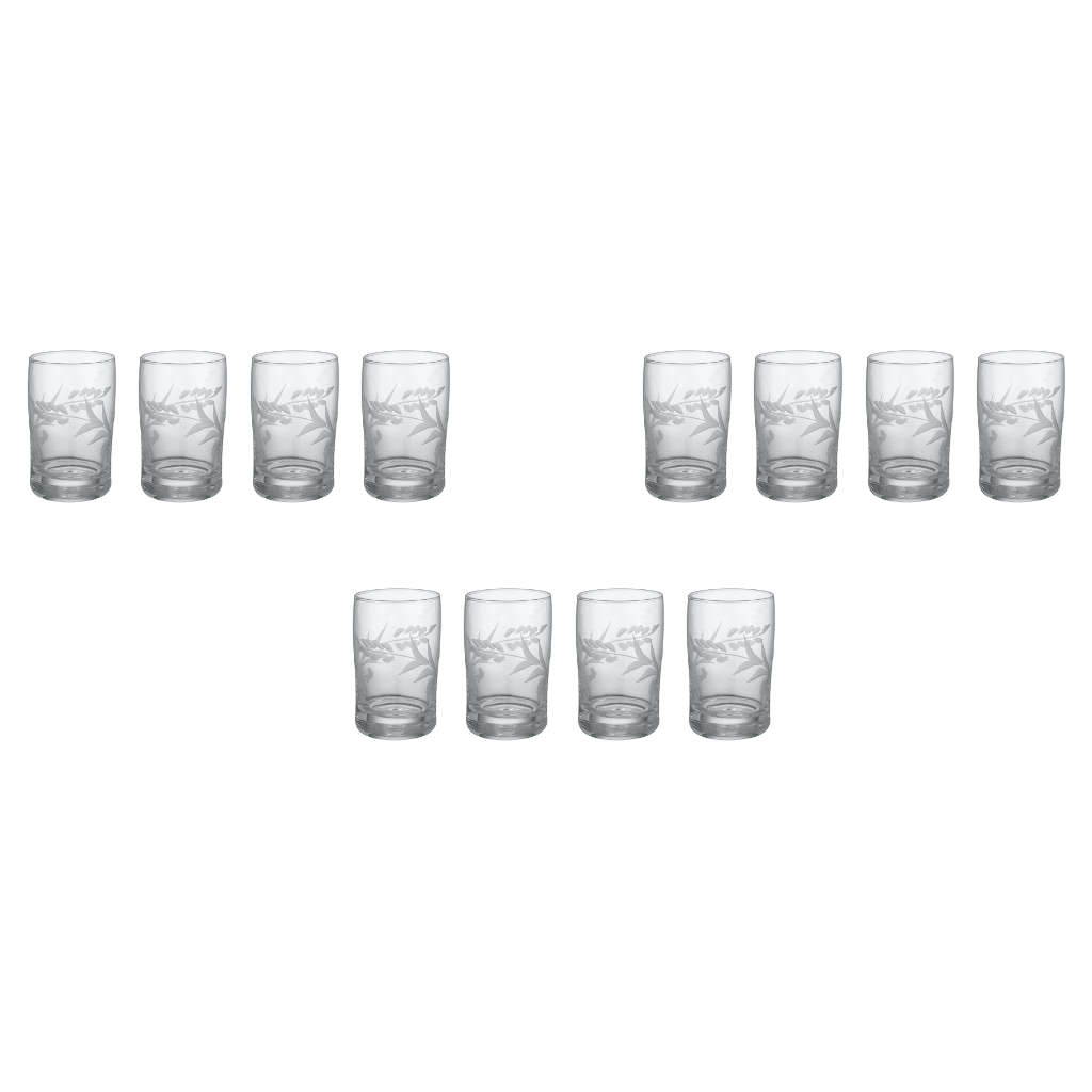 Bohemia Crystal Goblet Glass Set 6 Pieces Blue 190ml 390001017