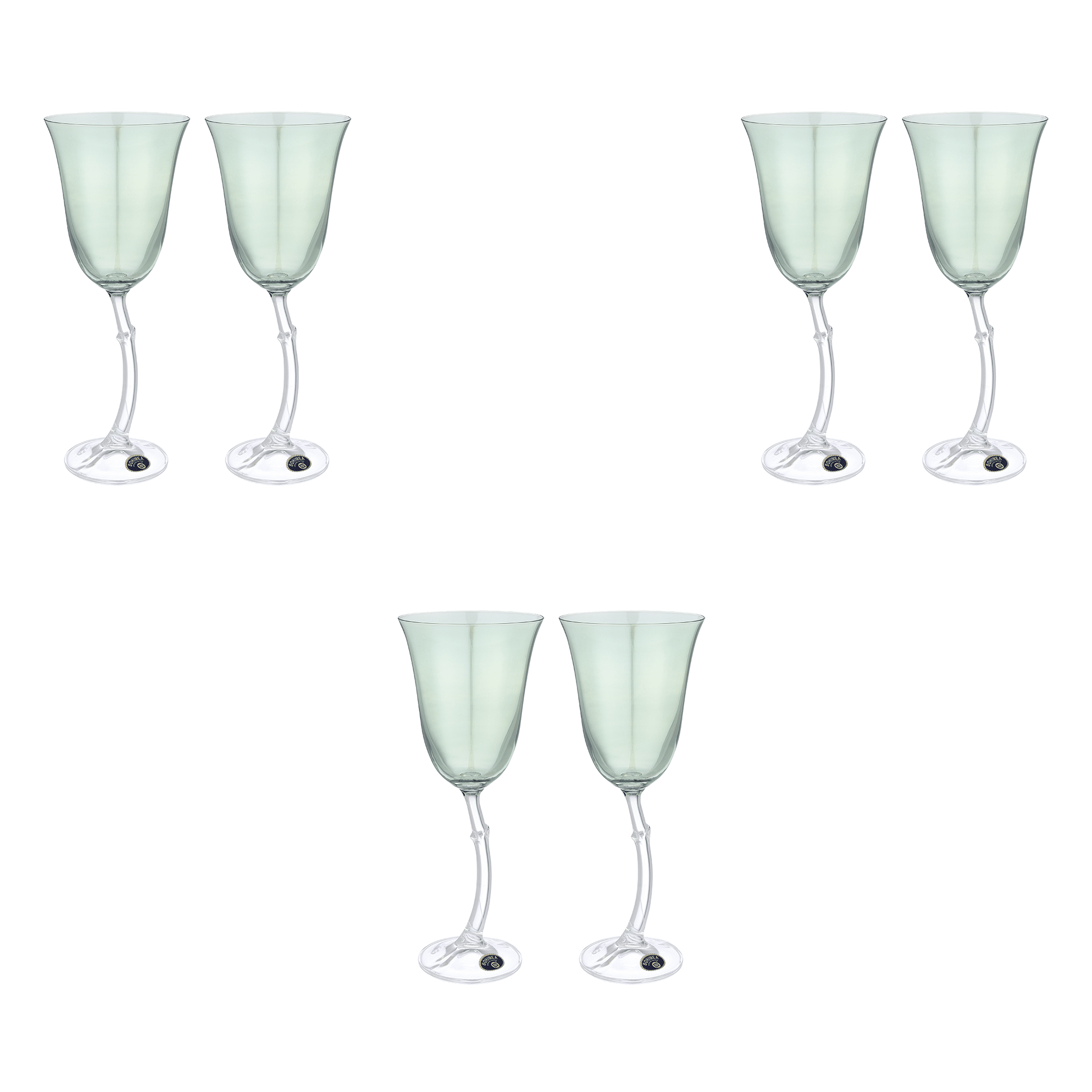 Brown Glass Goblet Set main image 0