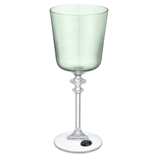 Bohemia Crystal - Goblet Glass Set 6 Pieces 240ml - Green - Crystal