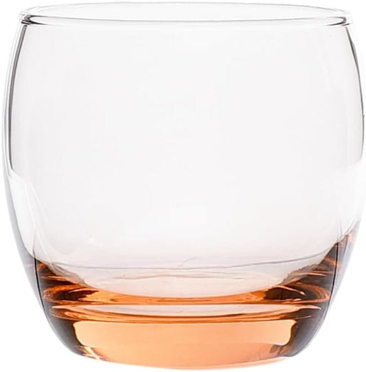 Pasabahce - Round Tumbler Glass Set 6 Pieces - Pink - 340ml - 390005011