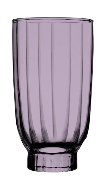 Pasabahce - Amore Highball Glass set 6 Pieces - 410ml - Purple - Glass