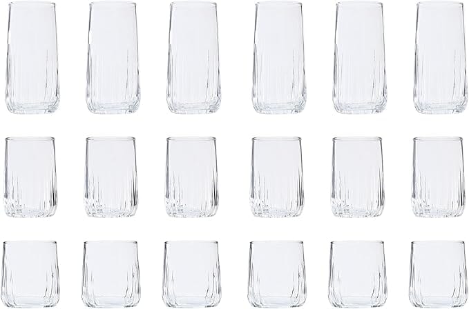 Pasabahce - Nova Glass Set 18 Pieces - Clear - Glass