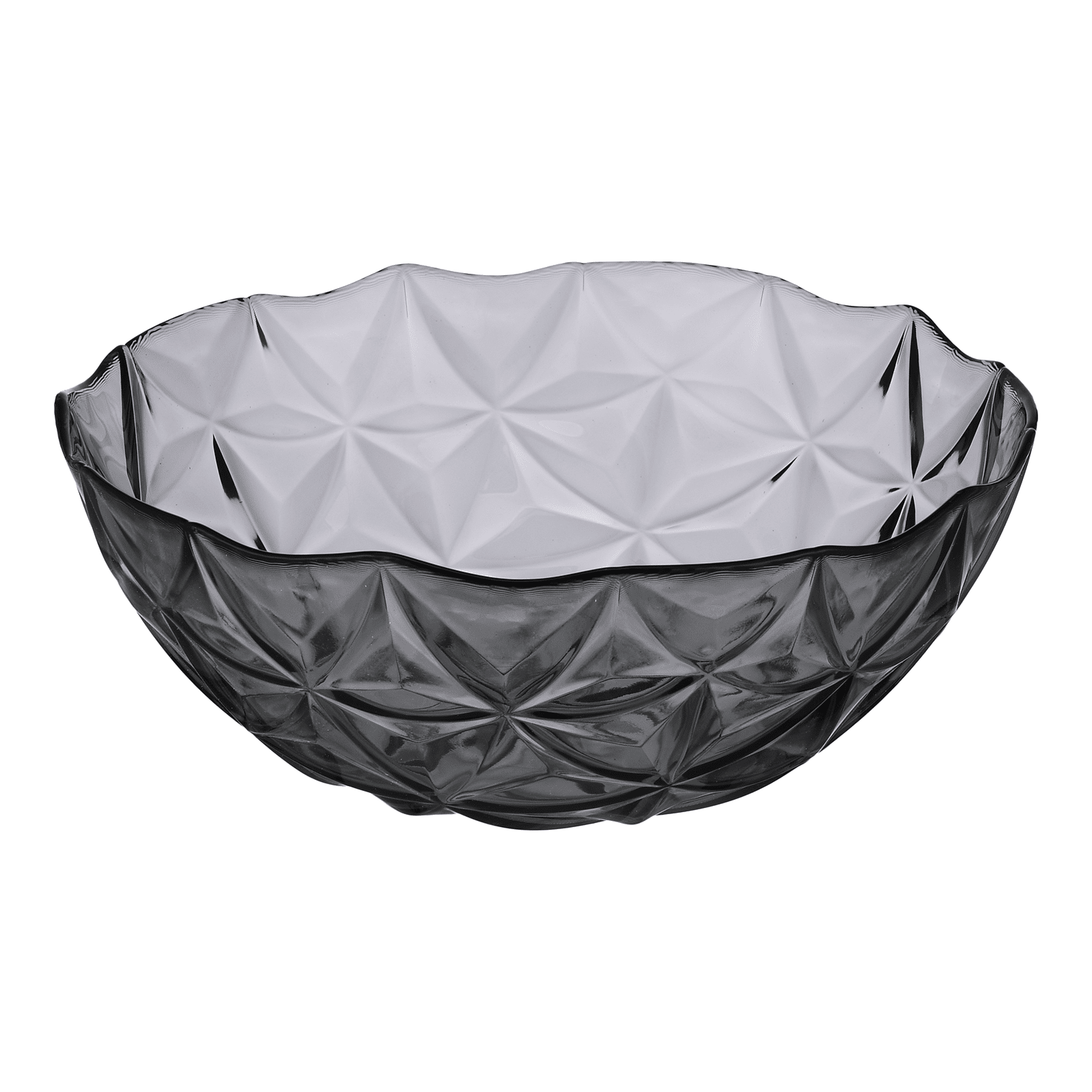 Pasabahce - Estrella Large Glass Bowl - 24cm - Grey