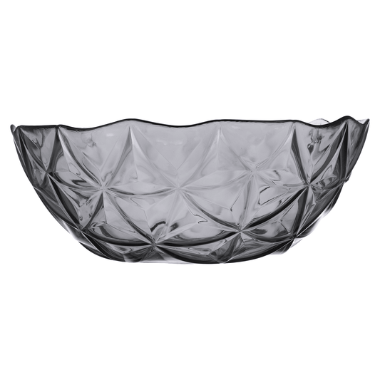 Pasabahce - Estrella Large Glass Bowl - 24cm - Grey