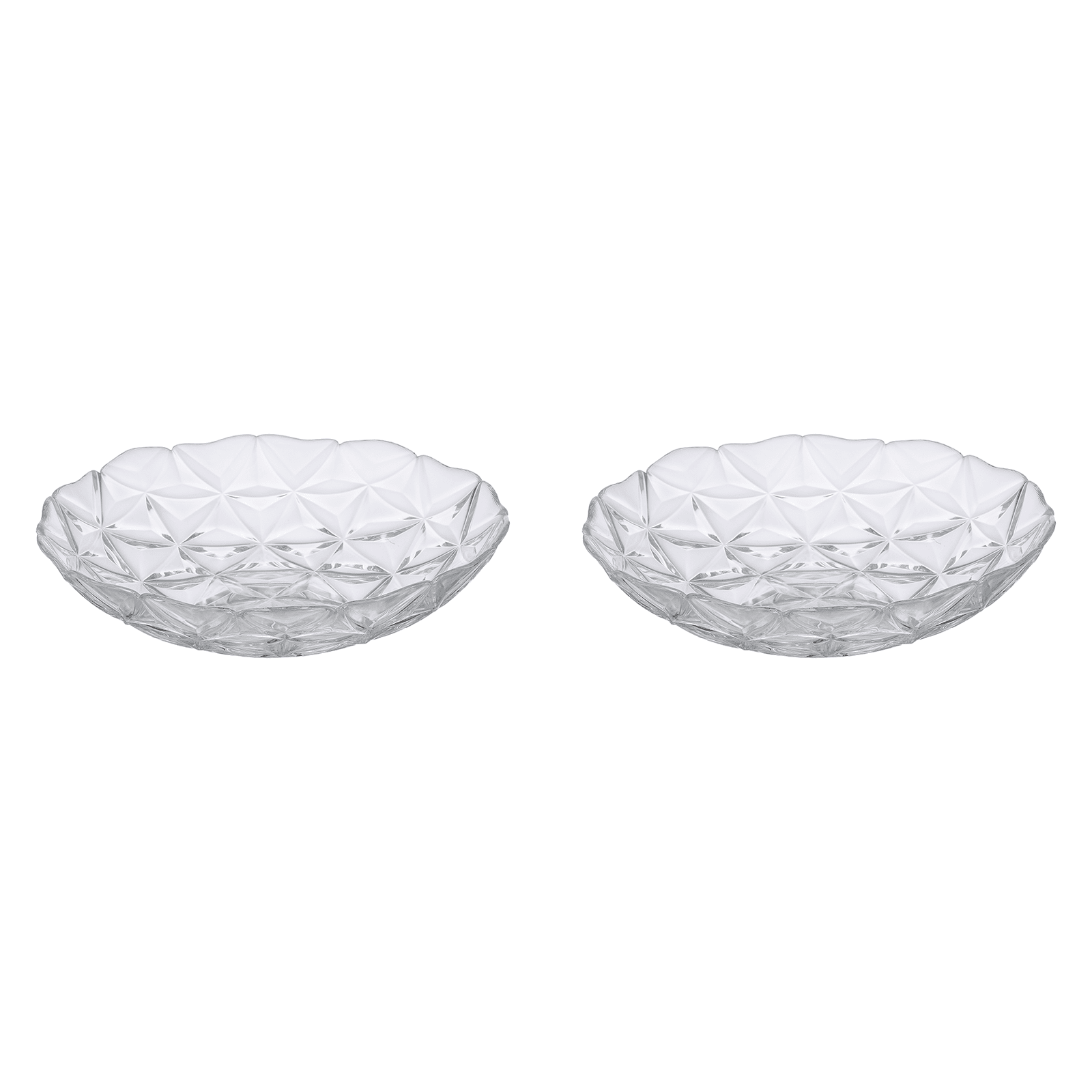 Pasabahce - Estrella Glass Deep Plate 2 Pieces - 22cm