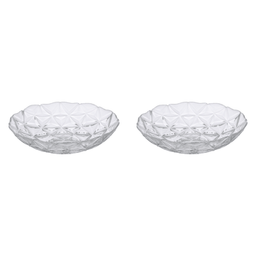 Pasabahce - Estrella Glass Deep Plate 2 Pieces - 22cm