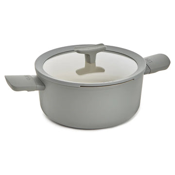 BergHOFF - Leo - Covered stockpot non-stick Moonmist - 24cm - Cast Aluminum