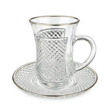 Pasabahce - Kiev Mug Set 6 Pcs - 145 ml - Silver