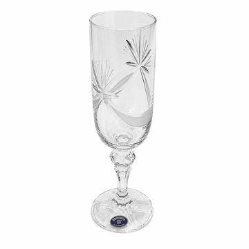 Bohemia Crystal - Flute Set 6 Pcs 180 ml 702 PK- Clear