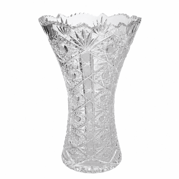 Bohemia Crystal - Hand Cut Vase 30.5 cm - Clear